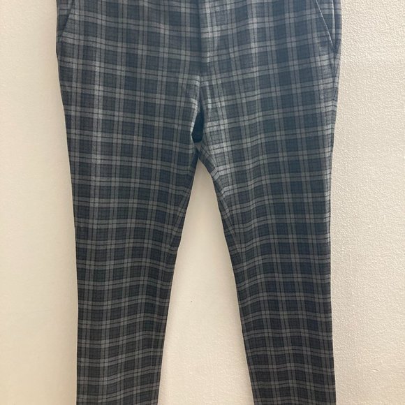 ASOS tapered pant in black & grey check (Multicolor) - Picture 9 of 9